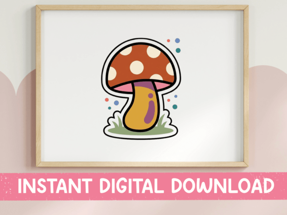 Adorable Toadstool Art for Your Cottagecore Brand