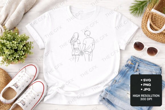 Celebrate Connection: The 'Love Always' Couple Art Design