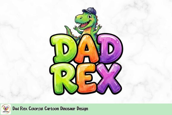Dad Rex: A Fun Dino Design for Creative Projects