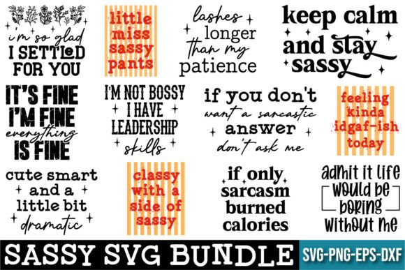 Sassy SVG Design Bundle for T-Shirt: Unleash Your Creative Edge