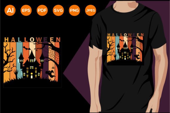Unleash Spooky Style: Trendy Halloween Graphics for T-Shirts & Beyond