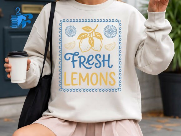 Zesty Vibes: Elevate Your Projects with Fresh Lemons Summer SVG Design